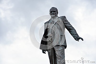 Monument to Sergey Pavlovich Korolev Editorial Stock Photo