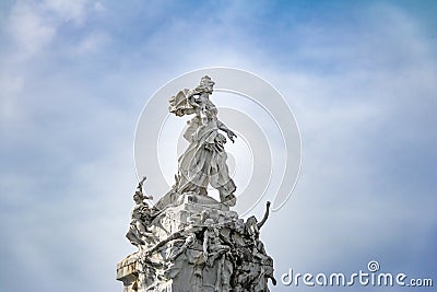 Monument to the Spaniards Monumento de los Espanoles in Palermo - Buenos Aires, Argentina Stock Photo