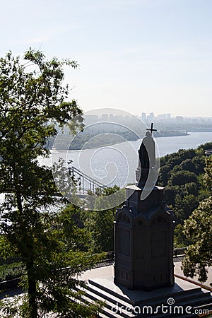 The monument to St. Volodymyr of Kiev Stock Photo