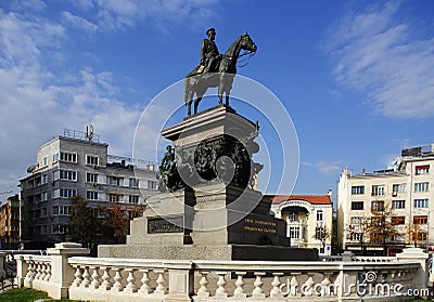 Monument to the Tsar Liberator Stock Photo