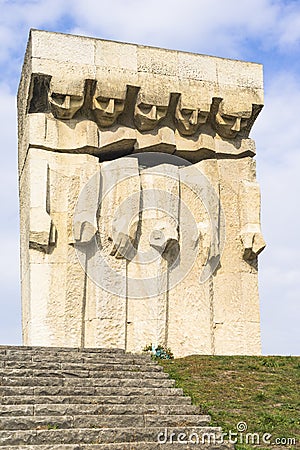 Monument to the Victims of Fascism in Krakow Editorial Stock Photo