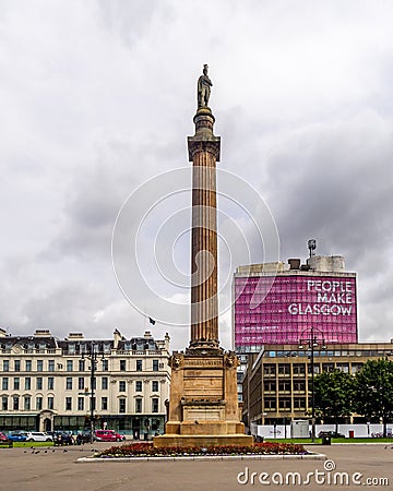 George Square, Glasgow Editorial Stock Photo