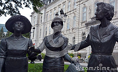 MONUMENT IN TRIBUTE TO WOMEN IN POLITICS Editorial Stock Photo