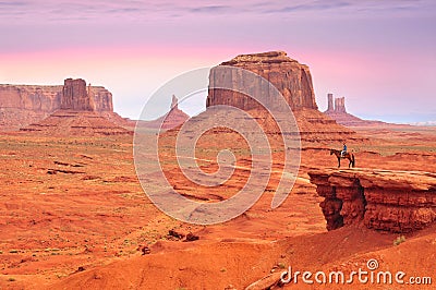 Monument Valley's John Ford's Point Stock Photo