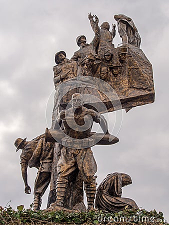 Monument of Victory in Echeban Editorial Stock Photo