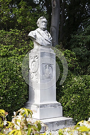 Monument Wilhelm Richard Wagner Editorial Stock Photo