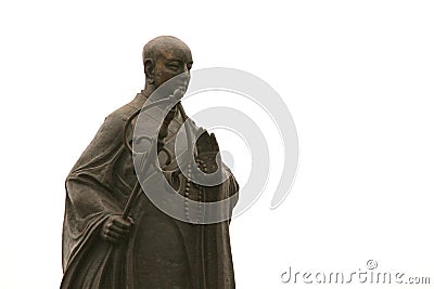 Monument of Xuan Zang at Xian, China Stock Photo