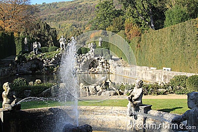 Monumental complex of Valsanzibio of Galzignano Terme Padua Stock Photo
