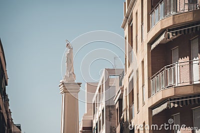 Monumento a La Purisima Concepcion. Torrevieja, Spain Stock Photo