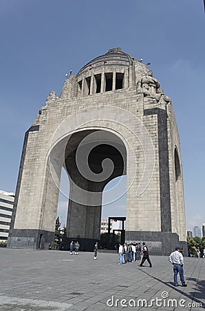 Monumento a La Revolucion Mexico City Editorial Stock Photo