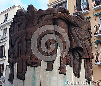 Monumento a Los Abagados de Atocha Stock Photo