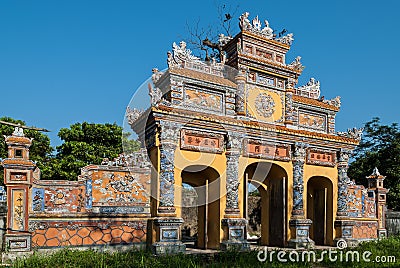 Monuments of Hue, Vietnam Stock Photo