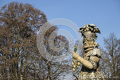 Monza park Italy: statue by Ferretti Stock Photo