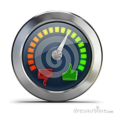 Mood meter Stock Photo