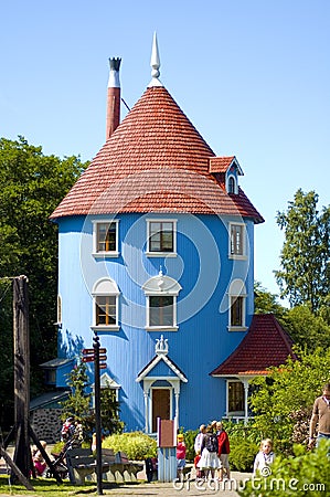 The Moomin House Editorial Stock Photo