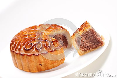 Moon cake Stock Photo