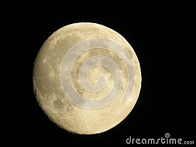Moon, Close up, craters, night sky Stock Photo