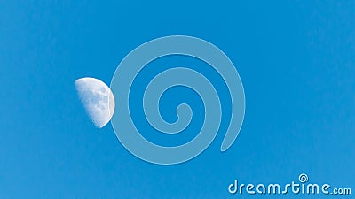 The moon during the day Stock Photo