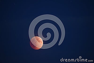 Moon eclipse Stock Photo