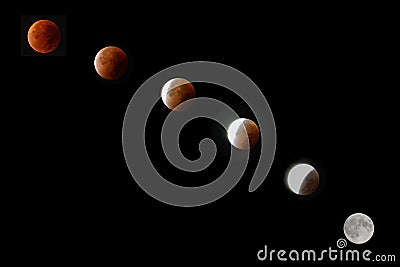 Moon Eclipse Stock Photo