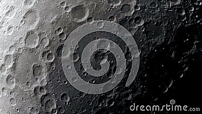 Moon in outer space, surface.this image elements furnished by nasa. Stock Photo