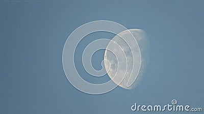 Moon on the sky during a day Stock Photo