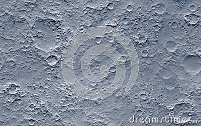 Moon surface. Seamless texture background. Stock Photo