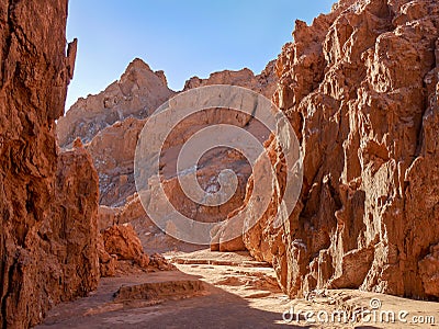 Moon valley/ valle de la luna, Chile Stock Photo