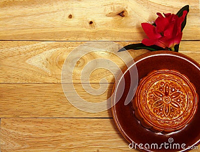 Mooncake, Chinese Stock Photo