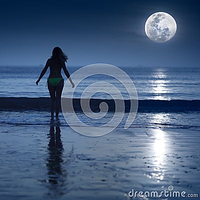 Moonlight Stock Photo