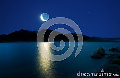 Moonlight Stock Photo