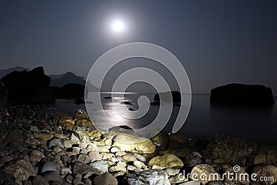 Moonlight Stock Photo