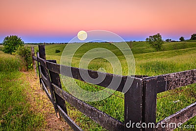 Moonrise Stock Photo