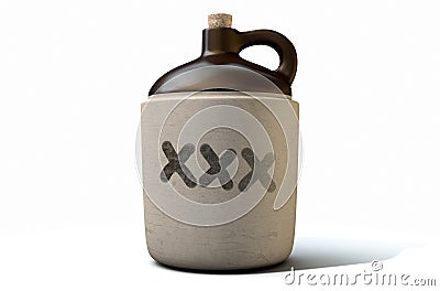 Moonshine Jug Stock Photo