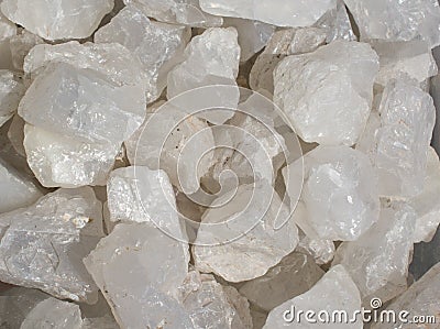 moonstone (adular) gem stone as natural mineral rock Stock Photo