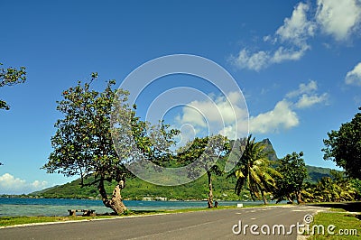 Moorea, french polynesia Stock Photo