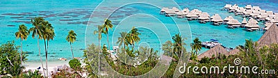 Moorea island panorama Stock Photo