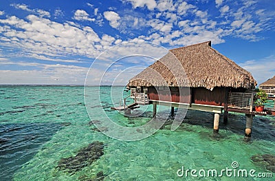 Moorea Island, Tahiti Stock Photo