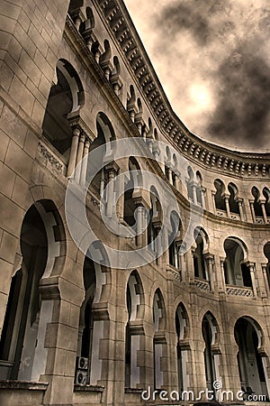 Moorish Castle Stock Photo