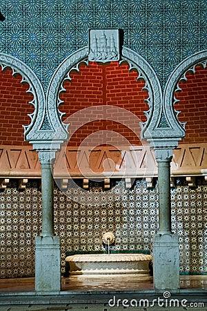 Moorish Fountain Stock Photo