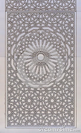 Moorish Metal Pattern Stock Photo