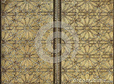 Moorish Metal Pattern Stock Photo