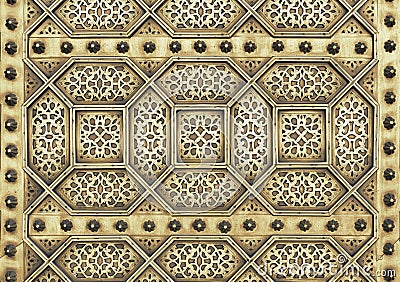 Moorish Metal Pattern Stock Photo