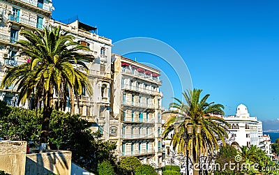 Moorish Revival architecture in Algiers, Algeria Stock Photo