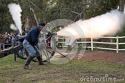 Moorpark Civil War Reenactment Editorial Stock Photo