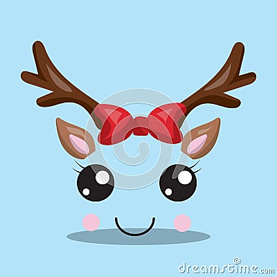 MOOSE HORN SMILE OKAY 08 Vector Illustration