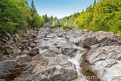 Moose Horn Trail Broad River Stock Photo