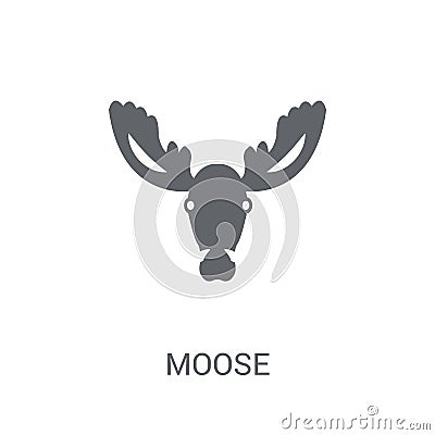 Moose icon. Trendy Moose logo concept on white background from a Vector Illustration