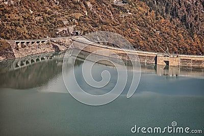 Mooserboden high altitude reservoir, near Kaprun - Zell am See, Austria Stock Photo