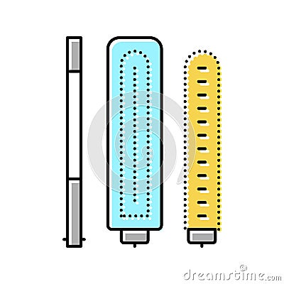 mop cleaning accessory for washing floor color icon vector illustration Cartoon Illustration